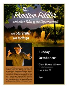 The Phantom Fiddler and other tales of the Supernatural with Storyteller Joe McHugh